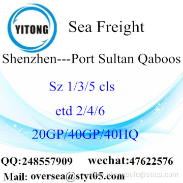 Shenzhen Port Sea Freight Shipping To Port Sultan Qaboos